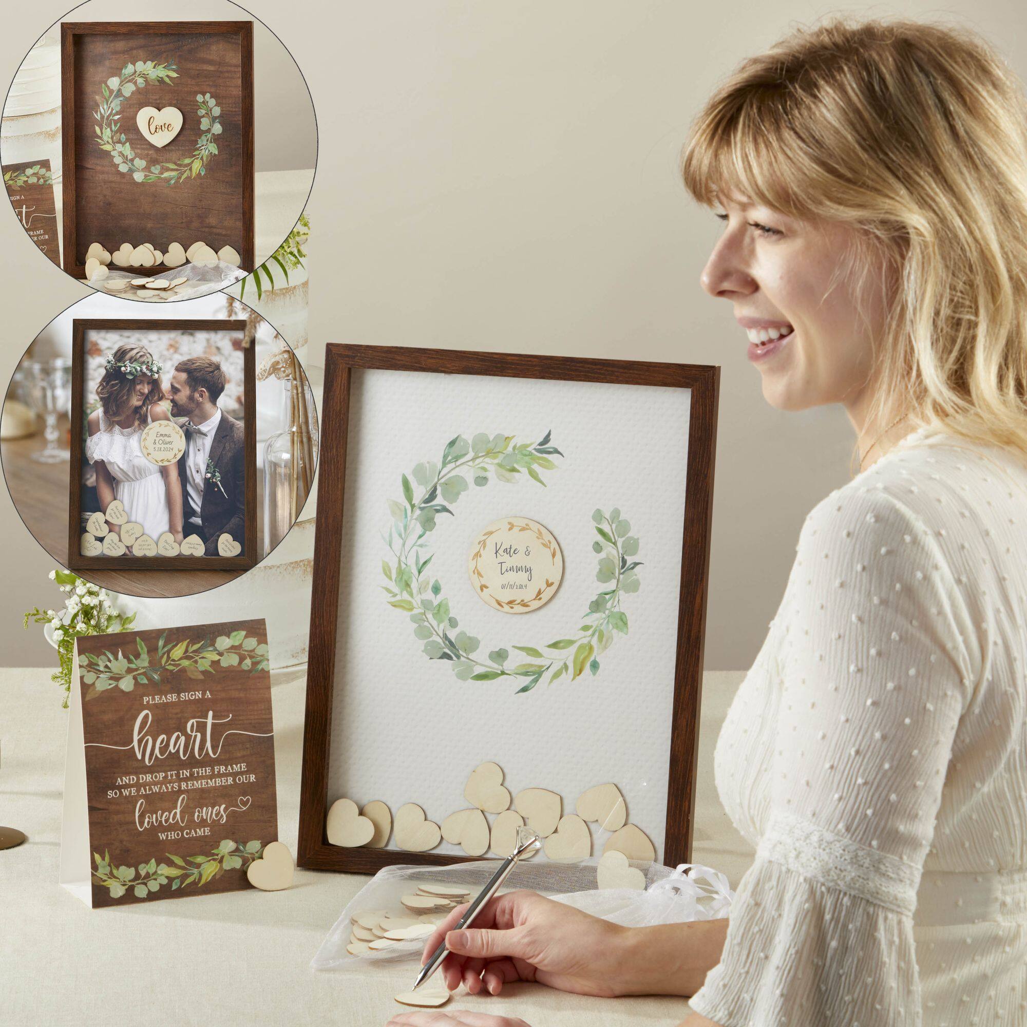 Kate Aspen Rustic Garden Wedding Guest Book Alternative